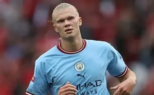 Foto: Marc Atkins/Getty Images - Haaland vem sendo um dos principais centroavantes do Mundo