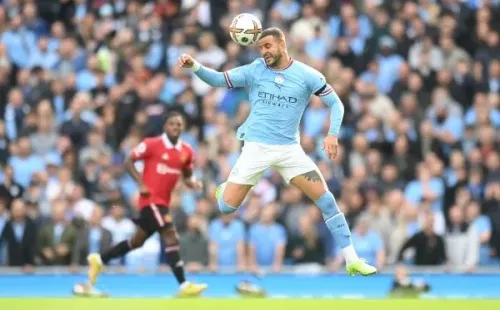 Michael Regan/Getty Images/ Kyle Walker poderá ficar de fora da Copa do Mundo.