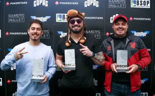 Pódio Start-Up (Foto: Rafael Terra/BSOP)