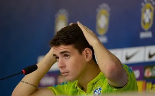 TERESOPOLIS - RJ - 14/06/2014 - TREINO DA SELECAO - Oscar durante treino da Selecao Brasileira na Granja Comary. Foto: Pedro Martins/AGIF-TREINO DA SELECAO