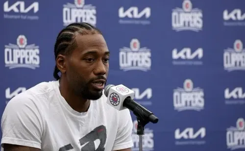 Em forma, Leonard coloca Clippers em outro patamar no Oeste. Créditos: Harry How/Getty Images