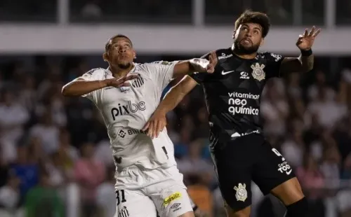 Foto:Raul Baretta/AGIF- Yuri Alberto jogou apenas a primeira etapa contra o Santos