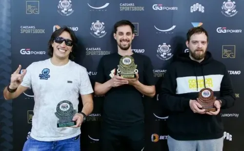 Pódio Brazilian Storm (Foto: Rafael Terra/WSOP Brazil)