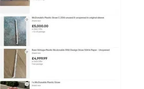 Canudos são vendidos na internet - Foto: eBay