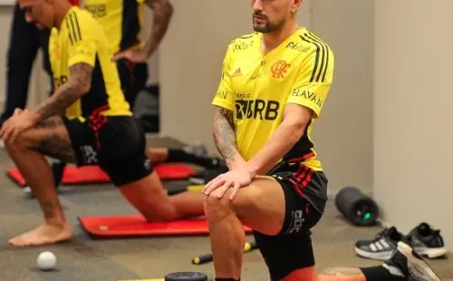 Foto: Flickr Oficial CR Flamengo/Marcelo Cortes – Arrascaeta