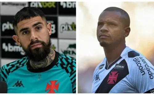Quintero e Edimar estão suspensos da última rodada da Série B, porém, suas situações podem crr as respectivas despedidas de São Januário – Fotos:Thiago Ribeiro/AGIF