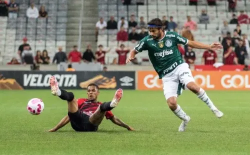 Foto:Robson Mafra/AGIF – Palmeiras foi eliminado pelo Athletico-PR na semifinal