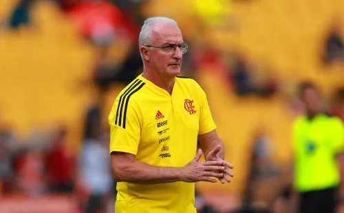 Buda Mendes/Getty Images/ Dorival Júnior na final da Libertadores 2022.