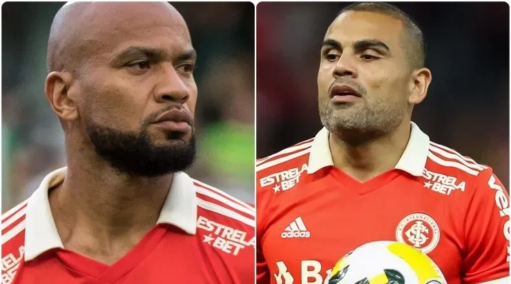 Fotos: Robson Mafra/AGIF e Pedro H. Tesch/AGIF - Moledo e Mercado: dupla tem futuro indefinido no Inter