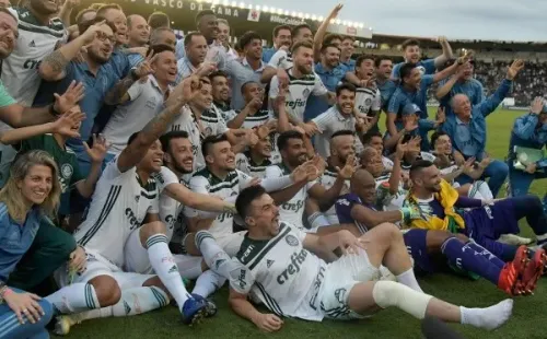 Foto: Thiago Ribeiro/AGIF – Palmeiras foi campeão brasileiro em 2018