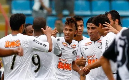 Foto:Ricardo Saibun/Divulgação Santos FC – Neymar deu show na Arena Barueri