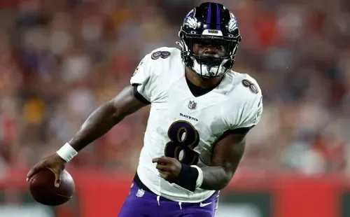 Lamar Jackson vem sendo um dos destaques da temporada. Créditos: Douglas P. DeFelice/Getty Images