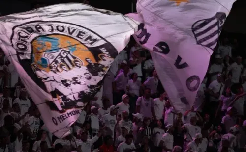 Foto:Raul Baretta/AGIF – Torcida organizada do Santos não quer SAF no Clube