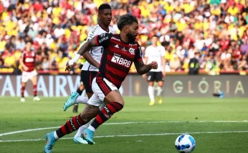 API/AGIF/ Gabi na final da Copa Libertadores.