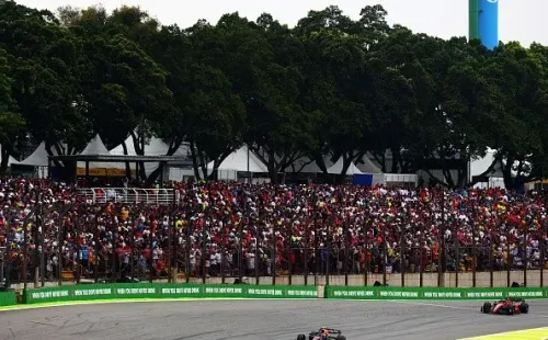 Corrida em Interlagos no último domingo (13). Créditos: Mark Thompson/Getty Images