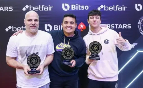 Pódio Start-Up (Foto: Rafael Terra/BSOP)