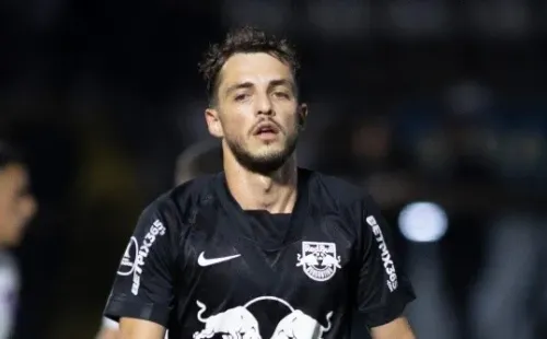 SP - Braganca Paulista - 06/04/2022 - LIBERTADORES 2022, BRAGANTINO X NACIONAL (URU) - Hyoran jogador do Bragantino durante partida contra o Nacional (URU) no estadio Nabi Abi Chedid pelo campeonato Copa Libertadores 2022. Foto: Diogo Reis/AGIF