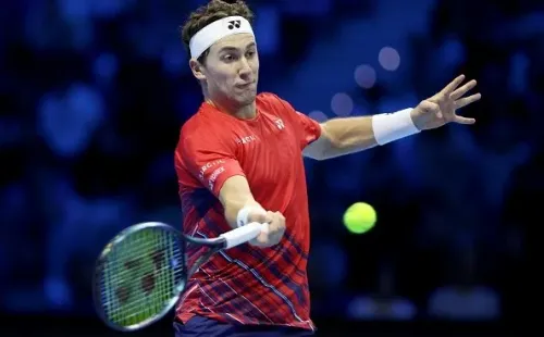 Ruud pode assumir o número 2 da ATP, caso seja campeão. Créditos: Matthew Stockman/Getty Images