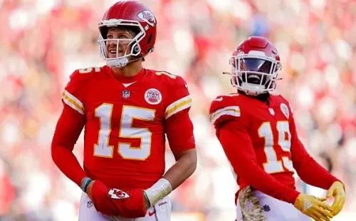 Mahomes é apontado como um dos candidatos a MVP. Créditos: David Eulitt/Getty Images