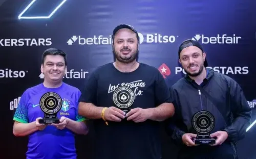 Pódio do Rivers Turbo KO (Foto: Rafael Terra/BSOP)