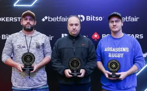 Pódio HORSE do BSOP (Foto: Rafael Terra/BSOP)