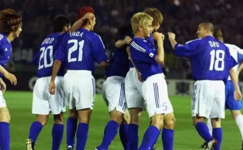 Foto: Stu Forster/Getty Images - Inamoto fez o gol da primeira vitória do Japão na história das Copas