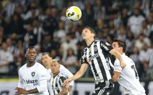 Gilson Junio/AGIF/ Nacho em campo pelo Galo.