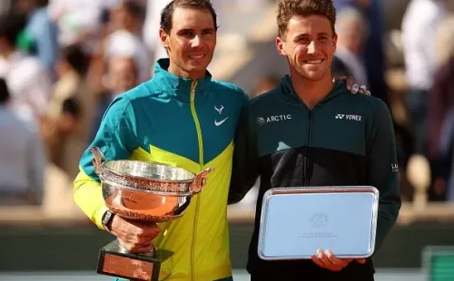 Nadal e Ruud realizaram a final de Roland Garros deste ano. Créditos: Adam Pretty/Getty Images