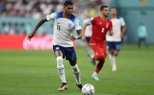 Photo by Richard Heathcote/Getty Images - Marcus Rashford faz parte do elenco inglês que busca surpreender na Copa do Mundo