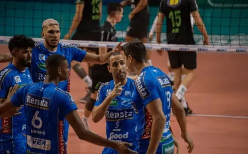Campinas pode alcançar a liderança da Superliga, se vencer. Créditos: Pedro Teixeira/Vôlei Renata