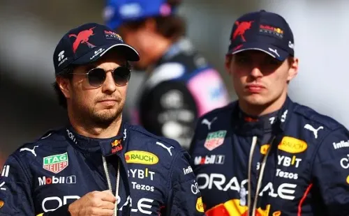 Pérez e Max: relação abalada para 2023? Créditos: Mark Thompson/Getty Images