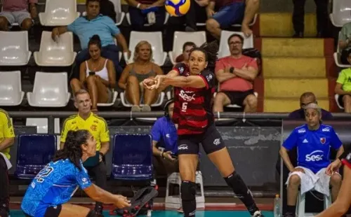 Sesc Flamengo está em ascensão na Superliga. Foto: Paula Reis/CRF