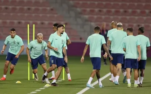 Photo by Christopher Lee/Getty Images - Brasil se prepara para encarar Camarões.