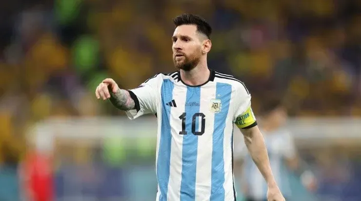 A torcida do Corinthians pediu a Duílio a contratação de Messi. Foto:Alex Grimm/Getty Images