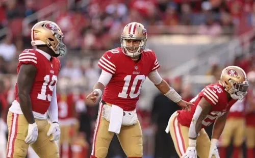 Jimmy G durante a temporada. Créditos: Ezra Shaw/Getty Images