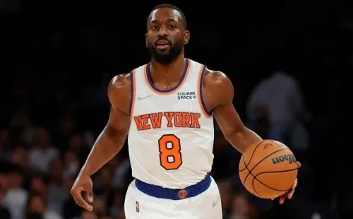 Kemba esteve no Knicks na última temporada. Créditos: Sarah Stier/Getty Images