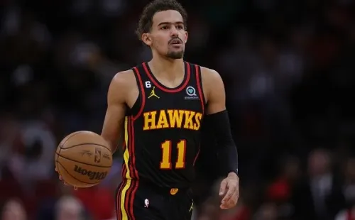 Trae Young entrou em rota de colisão com o técnico McMillan. Créditos: Carmen Mandato/Getty Images