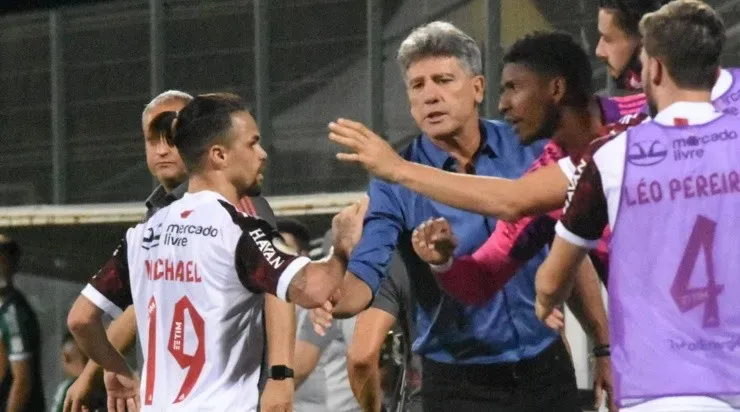 Foto: Renato Padilha/AGIF - Michael era titular com Renato no Flamengo.