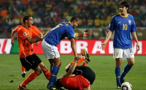 Photo by Richard Heathcote/Getty Images - Expulsão de Felipe Melo atrapalhou o desempenho da equipe
