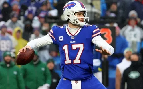 Em grande temporada, Josh Allen lidera o Bills. Créditos: Timothy T Ludwig/Getty Images