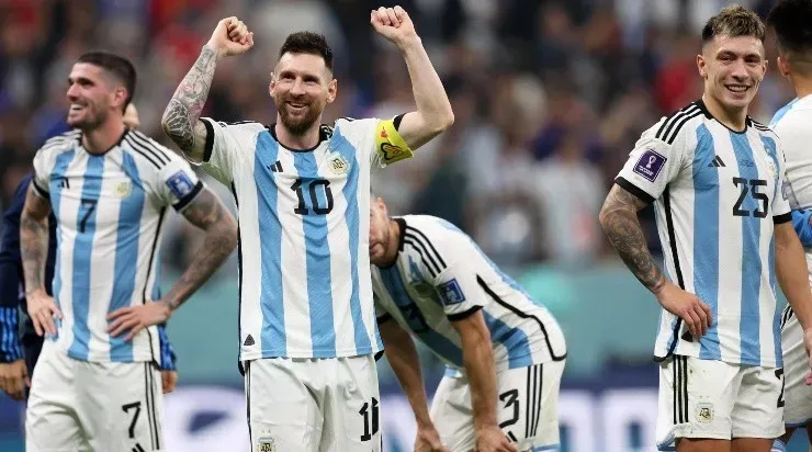 Foto: Clive Brunskill/Getty Images - Messi se tornou o argentino com mais gols em Mundiais.