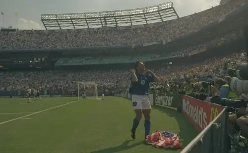 Foto:Simon Bruty/Allsport/Getty Images – Roberto Baggio foi vice-campeão em 1994