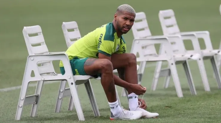 RB Bragantino tentou dar um ‘chapéu’ no Cruzeiro por Wesley. Foto: César Greco/ Palmeiras