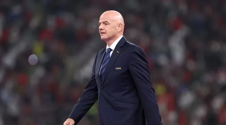 Real Madrid vetou a possibilidade do Mundial de Clubes ser no Brasil e vetou a ideia de Infantino de ter o Palmeiras no Mundial. Foto:Catherine Ivill/Getty Images