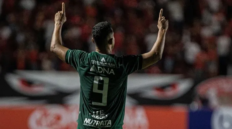Foto: Isabela Azine/AGIF - Yuri comemorando gol contra o Vila Nova.