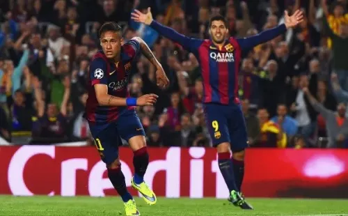 Getty Images/David Ramos – Suárez fez dupla histórica com Neymar