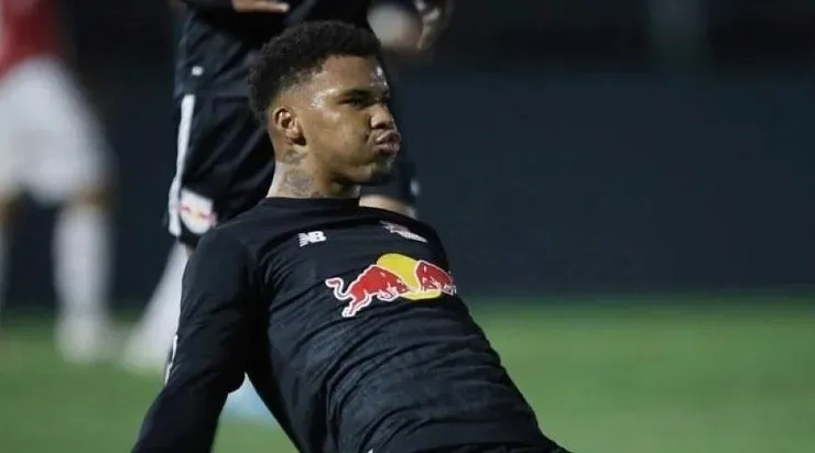Foto: Reprodução/RB Bragantino – Guilherme Santos atuando pelo RB Bragantino
