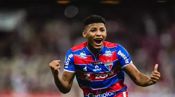 Foto: Reprodução/Fortaleza – David atuando com a camisa do Fortaleza