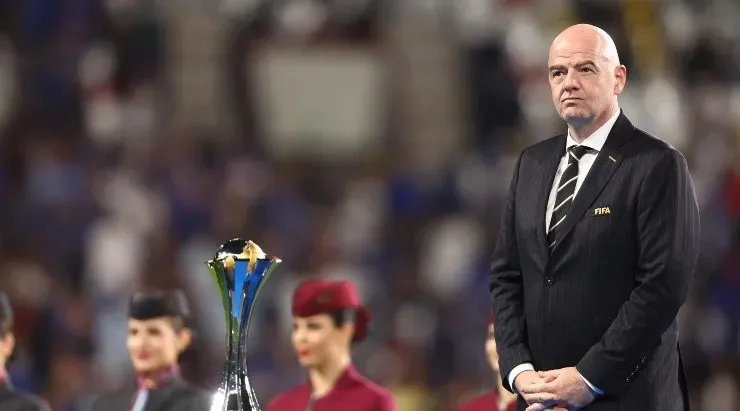 Foto: Francois Nel/Getty Images - Presidente da FIFA durante o último Mundial, vencido pelo Chelsea (ING).