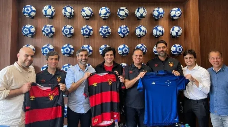 Foto: Reprodução/Sport – Comitiva Rubro Negra em visita ao Cruzeiro